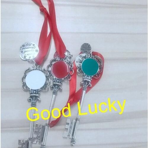 200pcs/lot New design fashion high quality stylish christmas ornament pendant santa magic key
