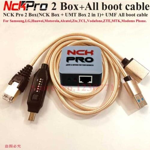 2020 version 100% Original NCK Pro box NCK Pro2 box NCK PRO DONGLE ( NCK box+UMT box 2 in1 ) + UMF All boot cable Free Shipping