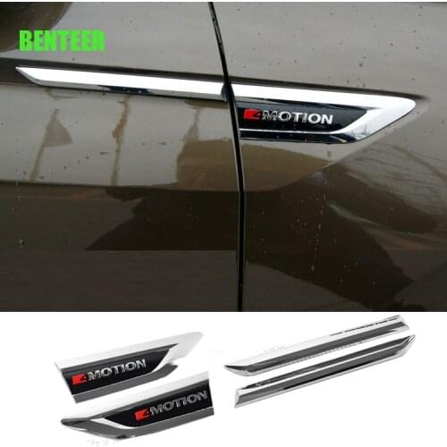 2pcs 4MOTION Car fender Sticker Volkswagen VW Tiguan MK2 4x4