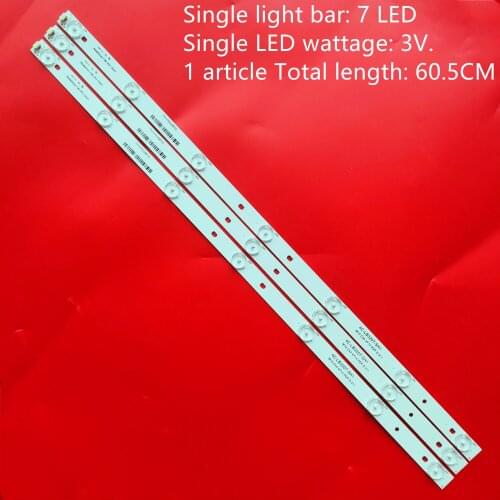 3pieces/lot for 32L20 led backlight PB08D606173BL052-002H 4C-LB320T-SH1 LED32C371 LED32B500 7lamps