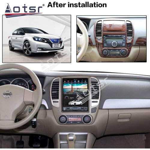 Android 9.0 4GB 64GB Tesla Style Car GPS Navigation For NISSAN SYLPHY 2005-2012 Auto Stereo Multimedia Player Head Unit PX6 DSP