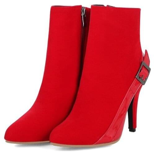 Big Size Pointed boots boots women woman winter boots women women shoes botas