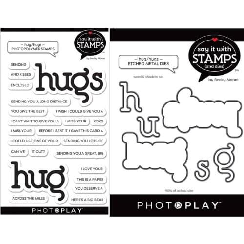 CH 2021 New Arrival Hugs Metal Cutting Dies and stamps DIY Scrapbooking Card Stencil Paper Craft Handmade Album Handbook Decor