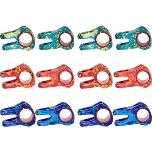 A5KC SHIKRA Mountain Bike Stem Colorful Downhill Stem Ultra-light Hollow Aluminum Alloy Stem Bicycle Accessories