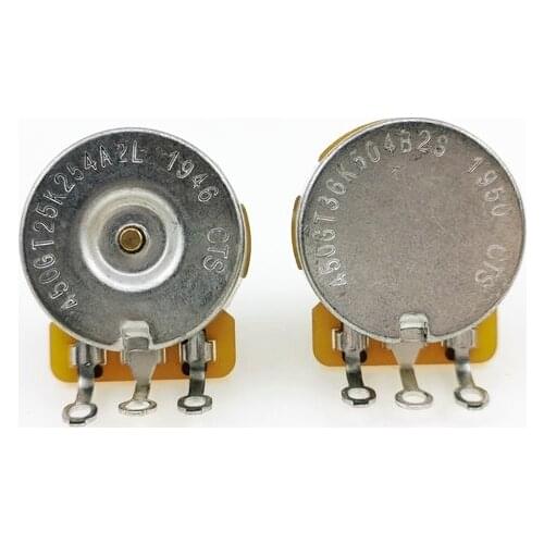 CTS Guitar Potentiometer 250K / 500K Copper Shaft Pot Effectively Reduce The Noise Scale More Accurately