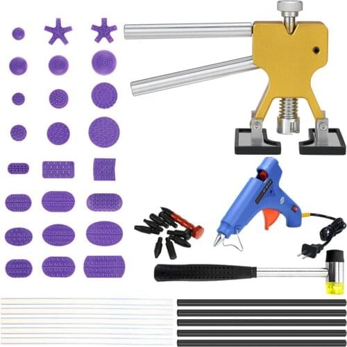 Auto Body Paintless Car Dent Repair Tool Dent Removal Repairing Kit Car Dent Lifter 46pcs Dent Puller Tools