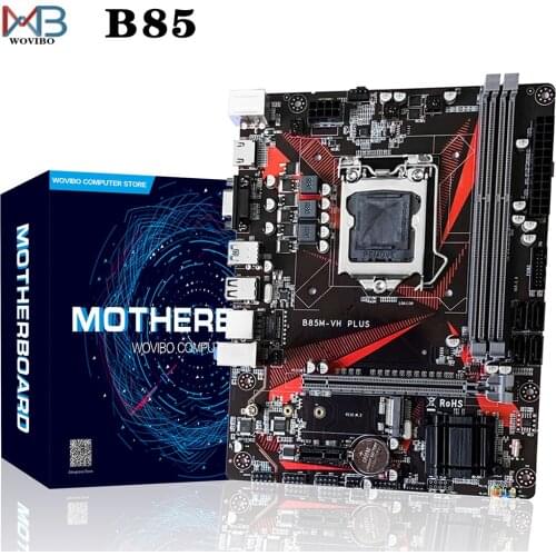 B85 Motherboard LGA 1150 Socket DDR3 Memory VGA USB 3.0 M.2 For Intel LGA1150 I3 I5 I7 Xeon CPU Desktop Mainboard