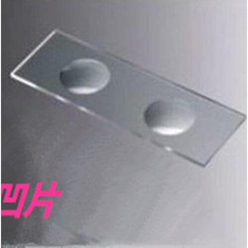 5pcs Glass Reusable Double Concave Microscope Blank Slides for Bio-microscope Science Biological Microscope Slides