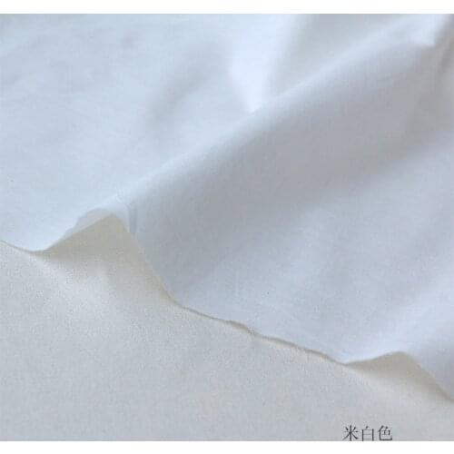 Skinfriendly Natural-white/Pure-white Cotton Garments Lining Cloth Skirt Lining Pockets Cotton Lace Fabric Width 140cm 1yard