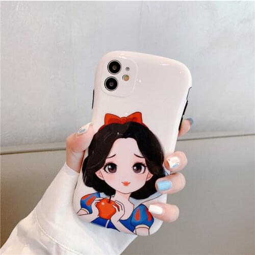 DISNEY 2021 Minnie Silicone Case for IPhone 11 Pro Xs Max iPhone SE 2020 6 6S 7 8 Plus Official Liquid Silicon 360 Full Cover