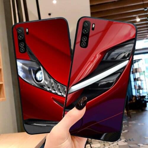 Sports car headlights Painted Phone Case For OPPO Realme 6 Pro Realme 3 5 Pro C2 RENO2-Z A11X