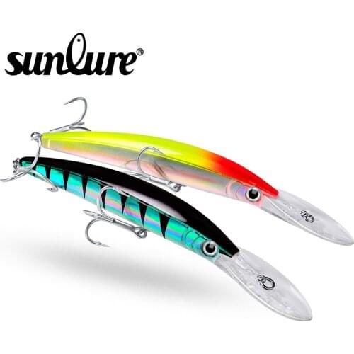 Big Minnow Lures 1PC Top Quality Fishing Lures 10 colors fishing bait 17.78cm/27.31g fishing tackle 2# Hook