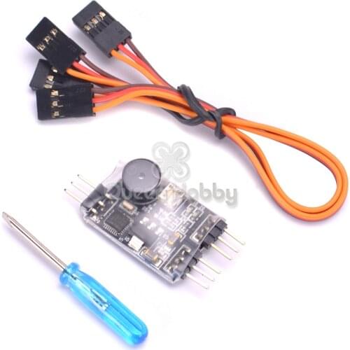Mini ABS intelligent Brake Control Alarm Controller 5V-8.4V Adjusted Brake Frequency for PPM Signal Ducted Turbojet Fixed Wing