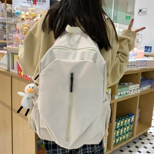 Waterproof Nylon Women Backpack Female Large Capacity High Schoolbag Fashion School Backpack for Teenage Girl Travel Bag Mochila