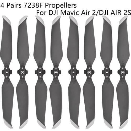4 Pairs 7238F Propellers Props For DJI Mavic Air 2/DJI AIR 2S Low Noise CW CCW Wing Fan Quick Release Wings Drone Accessories