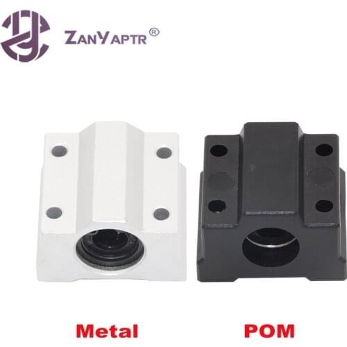 4Pcs/lot SC8UU SCS8UU Aluminum / POM 8mm Linear Motion Ball Bearing Slide Bushing Linear Shaft for CNC For 3D printer