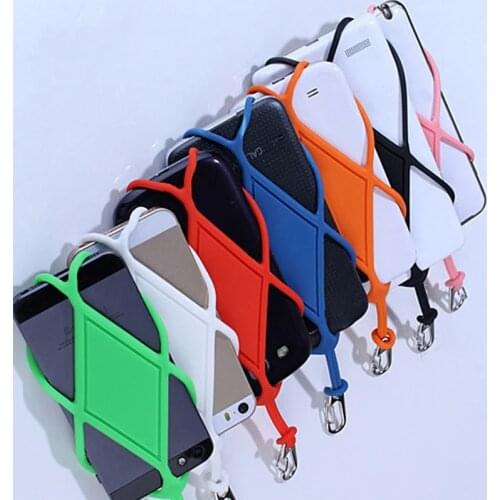 Phone Lanyard Case For iPhone 6 6s 7 8 plus Case iPhone X XS MAX 5S SE For case lanyard key lanyard for phone neck Silicone