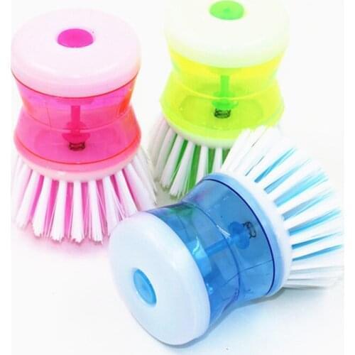 DHL free 200pcs Wash Bowl Brushes Pot small Bowl Scrubber Cups Bowl Dishes Washing Tool Plastic Cleaning Brush