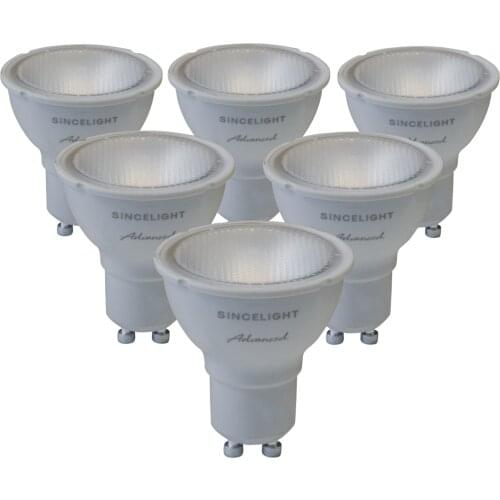 Pack of 6/12 ,Dimmable PAR16 Reflector LED Light Bulb with GU10 Base,6W,2700K,4000K(35° 60° Beam Angle/Spot Light/Downlights)