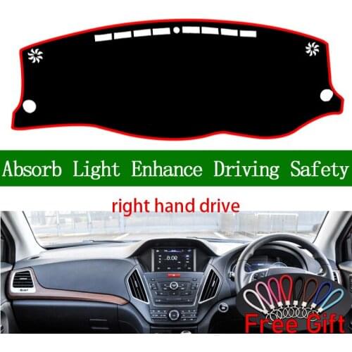 For lifan X80 2017 Right Hand Drive Dash Board Pad Carpet Dashmat