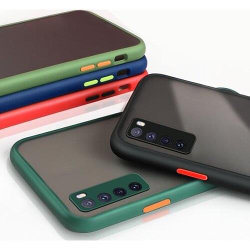 For Huawei P50 P40 P20 P30 Lite Mate 20 30 40 Pro Case Matte PC Back Cove for Honor 8X 9A 9X Pro Y9 Prime 2019 Y9S