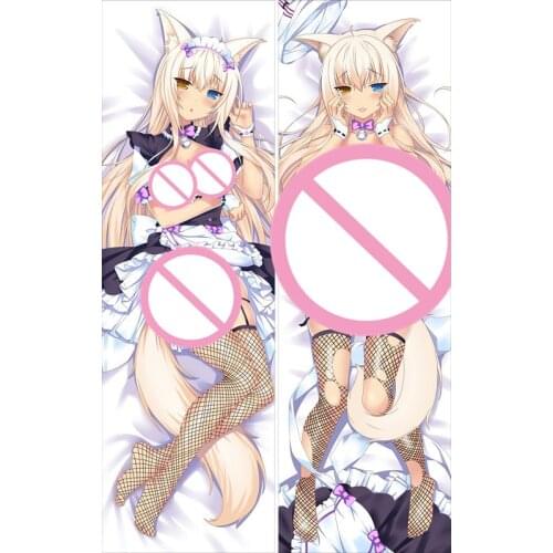 MMF Cat Girl Kiki anime mao er niang sexy girls loli pillow cover game Nekomimi Shojo Kiki Dakimakura body Pillowcase