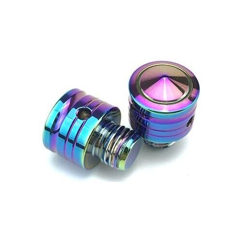 Motorcycle Rear View Mirror Seat Plug Color Titanium Decorative Screw M8 Positive and Negative Dental Mirror Seat Screw