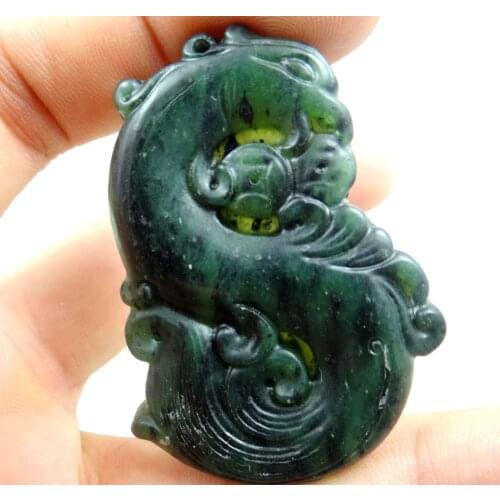 Natural stone Turquoises Quartz crystal hand-carved gesneden amulet pendant for diy jewelry making necklace Accessories