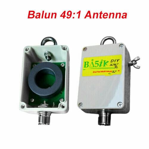 Latest verison 1:49 - 49:1 Balun For HF Short wave Four Band 5-35MHZ End Fed Half-Wave EFHW antenna 100W HAM
