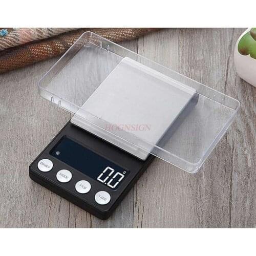 Experiment equipment Precision portable mini electronic weighing 0.01g high precision small food tea weighing gold scale