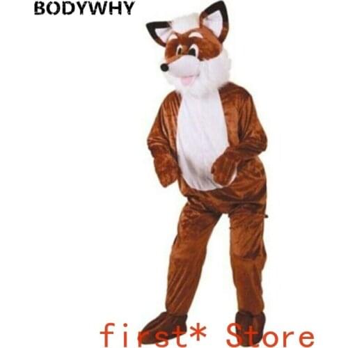 Furry Fox Mascot Suit Cosplay Costume Fancy Party Funny Game Outfit Cartoon Interesting Character for Ad Adult Size Hot