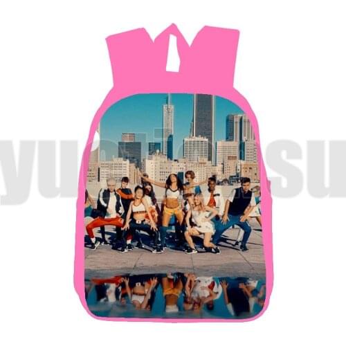 3D Printed Anime Bags Pink Now United Backpack 12/16 Inch UN Team Now United-Better Album Backpacks for School Teenagers Girls