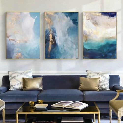 Nordic Abstract poster painting mural art printing oil painting living room home decoration painting