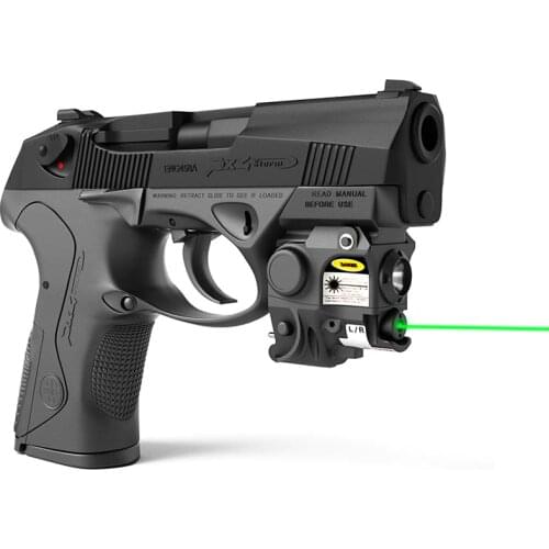 LS-CL1 Tactical Flashlight with Red/Green Laser Sight Pistol Laser Light Combo for Self defense