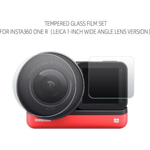 Screen Protector for Insta360 ONE R Twin Edition and Insta 360 ONE R 4k Wide Angle Camera Len LCD Film Tempered Glass Protection