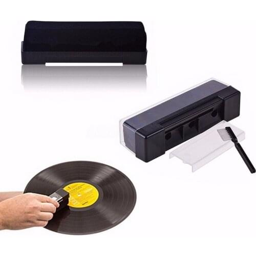 1pc Anti Dirt Dust Brush Record Cleaning Black Kit Velvet Brush Stylus Cleaner