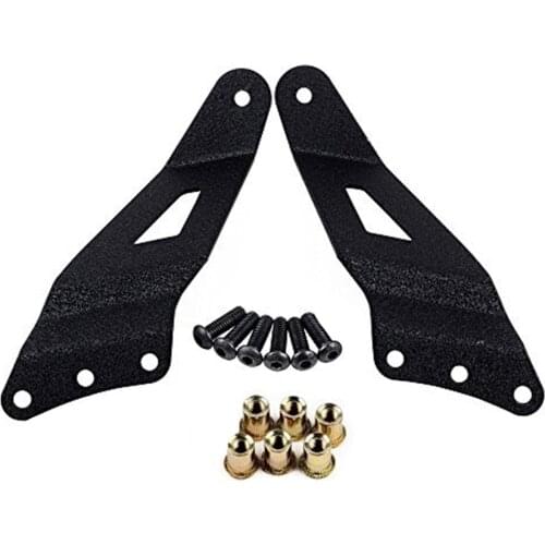 1PC Universal Windshield Roof LED Work Light Bar Mounting Brackets For GMC 50Inch Chevrolet Curved Led B LED Work Light Bracket