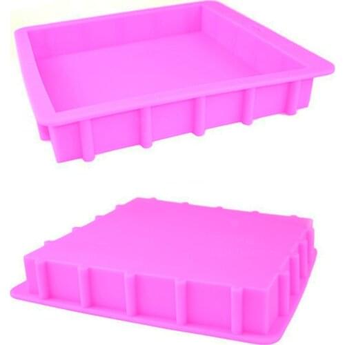 3000ML Silicone Rendering Soap Mold DIY Square Handmade Loaf Thickened Soap Mould 3KG Capacity Soaps Making Tools
