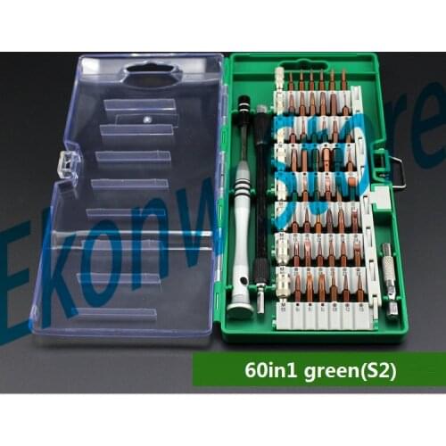 60in1 Multi-purpose Precision Magnetic Hand Screwdriver Set Household Hand Tool Set for Phone PC Repair Kit Iphone Material S2
