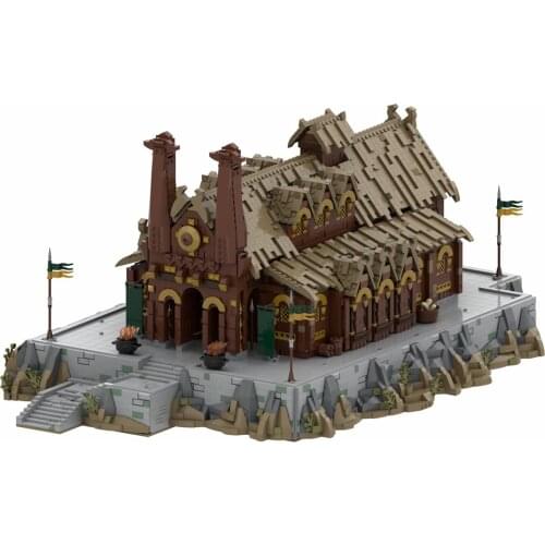 7868+Pcs MOC-62288 The Medusselde Palace Bricks Model Small Particle Building Blocks Kits Children Educational Toy Birthday Gift