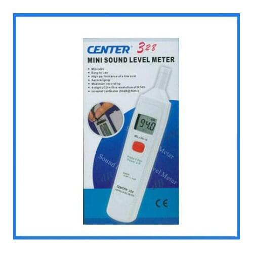 CENTER-328 Packet Size Noise Tester Sound Level Meter Resolution 0.1DB Internal Calibrator