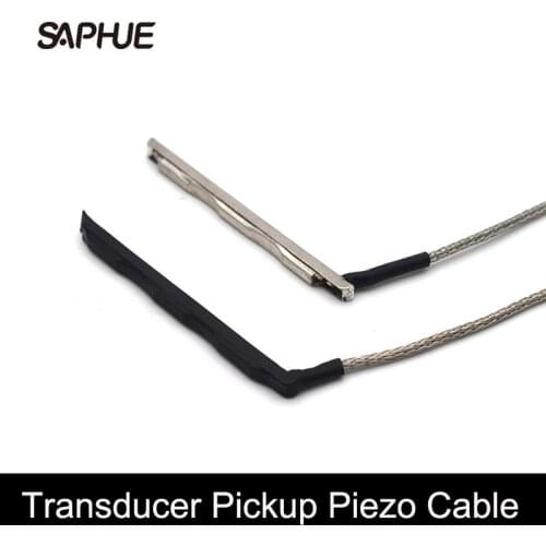 Transducer Pickup 3 Strings Piezo Cable for Cigar Box Acoustic Guitar 2.5mm Plug Powerful Audio Guitar Parts