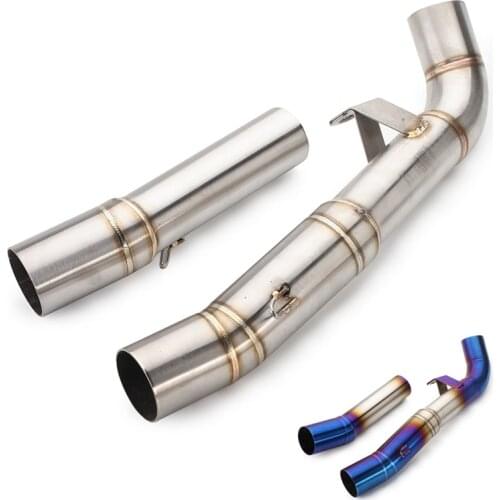 For KAWASAKI Z1000 2007 2008 2009 Motorcycle Exhaust System Slip On Middle Pipe Slip-On