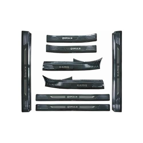 For Skoda KAMIQ 2018-2019 stainless steel Threshold bar Trunk threshold guard plate Anti-scratch protection car accessories