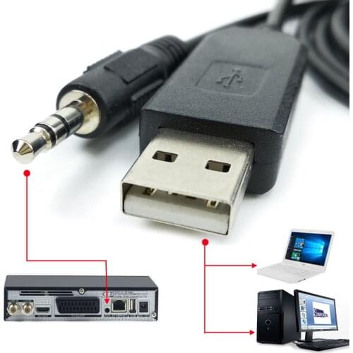 FreeSAT v8 Super Fit freesat iptv update cable flash cable ftdi usb rs232 serial cable