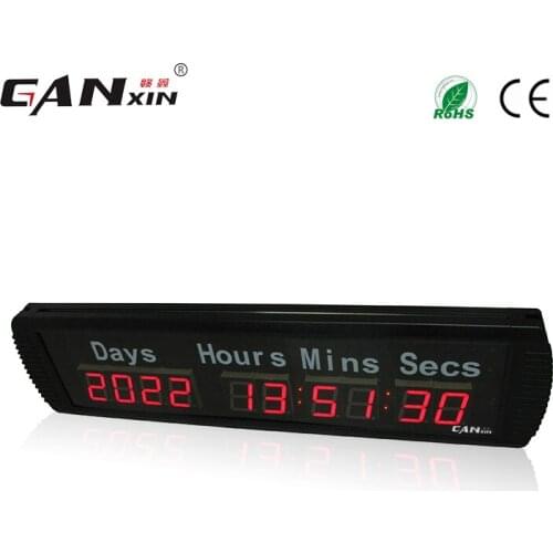 [Ganxin]1.8'' Led Customized Design Days Hours Minutes Timing Clock