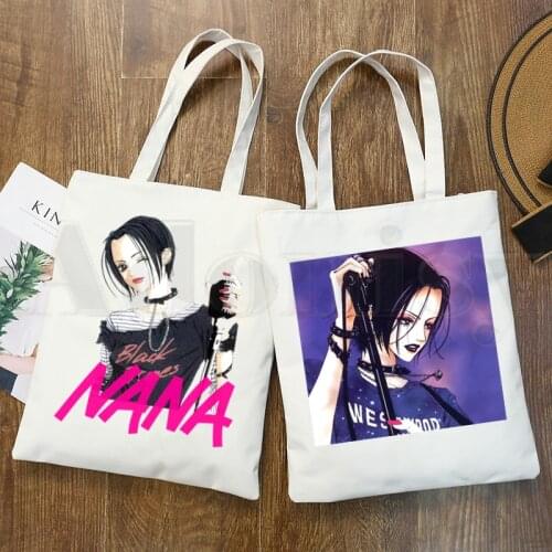 Hot JapanAnime Nana Osak Kawaii Ren Honjo Manga Handbags Shoulder Bags Casual Shopping Girls Handbag Women Elegant Canvas Bag