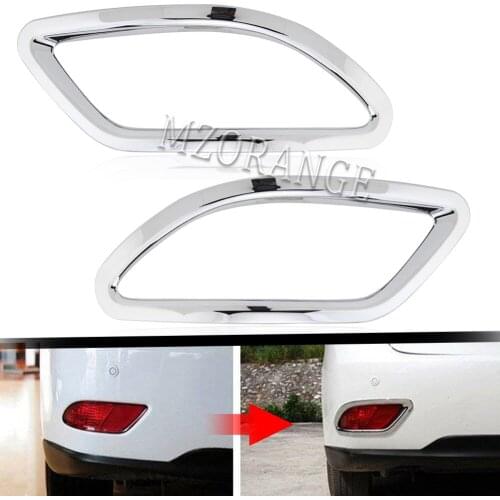 Chrome Rear Bumper Fog Light Cover Trim For Lexus RX270 RX350 RX450 2010 2011 2012 2013 2014 2015 Car Accessories