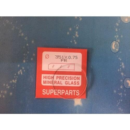 Quality Watch Glass Mineral Crystal Face Flat Round 0.75mm Thick, Ø 12.1mm to 31mm