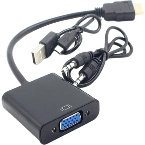 To VGA Cable Converter 1920x1080P for Tablet Laptop PC TV